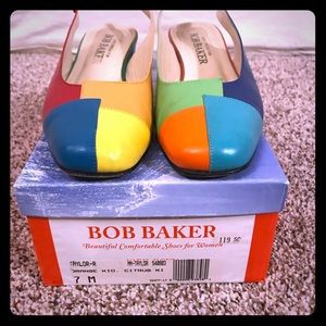Vintage Colorblock Bob Baker Sandal